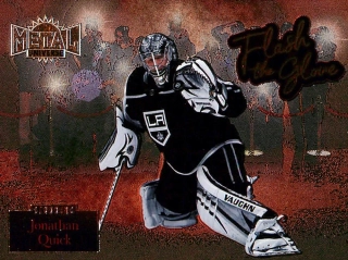 2022-23 UD Skybox Metal Universe - Jonathan Quick - Flash The Glove #FL-29