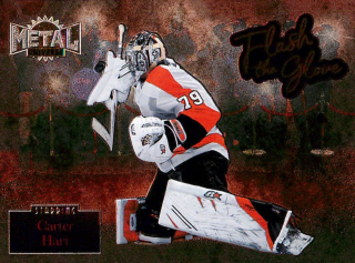 2022-23 UD Skybox Metal Universe - Carter Hart - Flash The Glove #FL-24