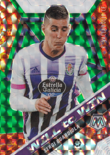 2020-21 Panini Mosaic LaLiga - Sergi Guardiola - Will to Win - Mosaic Green