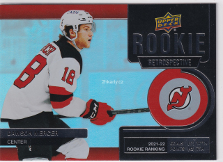 2022-23 UD Series 1 - Dawson Mercer - Rookie Retrospective