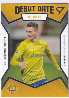 2021-22 SportZoo Fortuna Liga - Lukáš Hrdlička - Debut Dates Rookie