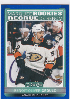 2021-22 UD O-Pee-Chee - Benoit-Oliver Groulx - Marquee Rookies Blue Border