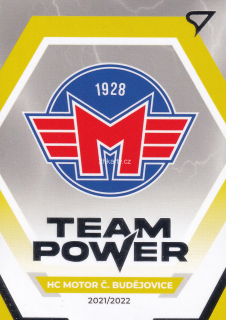 2021-22 SportZoo ELH - Logo Motor České Budějovice - Team Power
