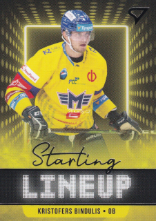 2021-22 SportZoo ELH - Kristofers Bindulis - Starting LineUp