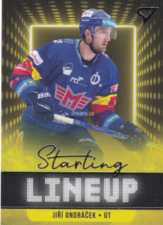2021-22 SportZoo ELH - Jiří Ondráček - Starting LineUp