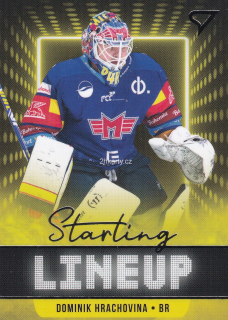 2021-22 SportZoo ELH - Dominik Hrachovina - Starting LineUp