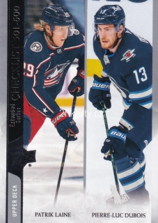 2020-21 UD Extended Series - Patrik Laine / Perre-Luc Dubois - checklist