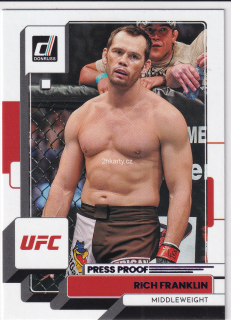 2023 Panini Donruss - Rich Franklin - Press Proof Purple