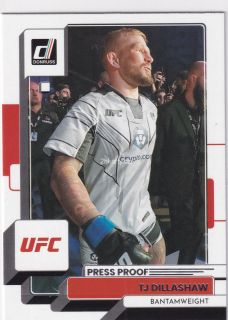2023 Panini Donruss - TJ Dillashaw - Press Proof Silver
