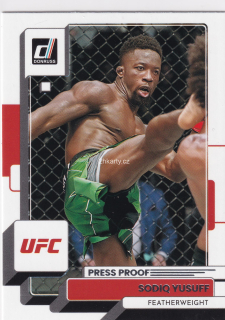 2023 Panini Donruss - Sodic Yusuff - Press Proof Silver