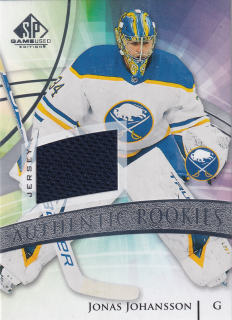2020-21 UD SP Game Used - Jonas Johansson - Authentic Rookies Jersey #173