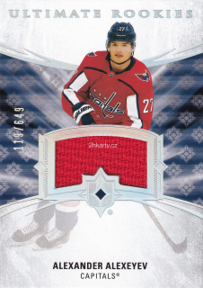 2020-21 UD Ultimate Collection - Alexander Alexeyev - Ultimate Rookies Jersey /649