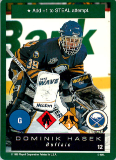 1995-96 Playoff One on One Challenge - Dominik Hašek #12