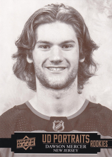 2021-22 UD Series 2 - Dawson Mercer - UD Portraits Rookies