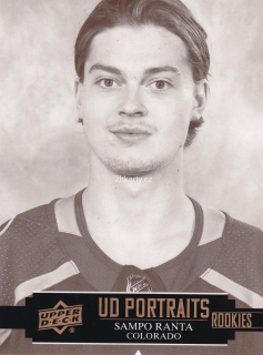 2021-22 UD Series 2 - Sampo Ranta - UD Portraits Rookies