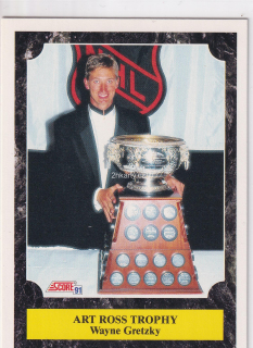 1991-92 Score - Wayne Gretzky - Art Ross Trophy