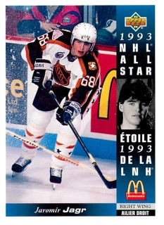 1993-94 UD McDonald's - Jaromír Jágr #McD-17
