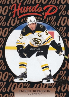 2021-22 UD Series 1 - Patrice Bergeron - Hundo P Gold