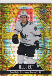 2022-23 UD Allure - Timo Meier - Gold Glitter Bomb /199