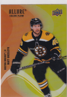 2022-23 UD Allure - Matt Grzelcyk - Color Flow Orange-Yellow