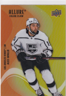 2022-23 UD Allure - Alex Iafallo - Color Flow Orange-Yellow