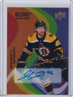 2022-23 UD Allure - Matt Grzelcyk - Full Rainbow Auto