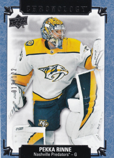 2019-20 UD Chronology - Pekka Rinne - Metallic Blue / 122