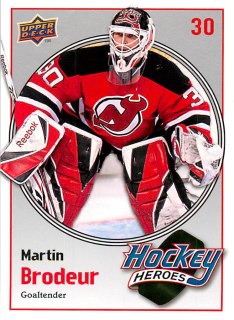 2009-10 UD Series 1 - Martin Brodeur - Hockey Heroes #HH11