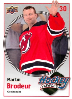 2009-10 UD Series 1 - Martin Brodeur - Hockey Heroes #HH17