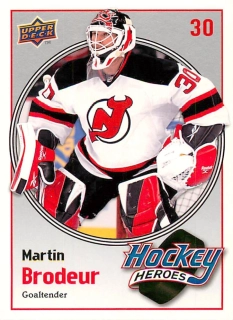 2009-10 UD Series 1 - Martin Brodeur - Hockey Heroes #HH10