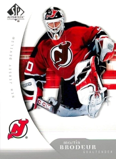 2005-06 UD SP Authentic - Martin Brodeur #57