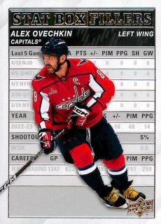 2023-24 UD Series 1 - Alex Ovechkin - Stat Box Fillers #SB-9