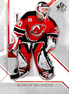 2006-07 UD SP Authentic - Martin Brodeur #43