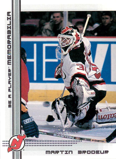 2000-01 ITG BaP Memorabilia - Martin Brodeur #40