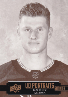 2021-22 UD Series 2 - Jan Jeník - UD Portraits Rookies