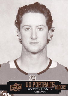 2021-22 UD Series 2 - Wyatt Kalynuk - UD Portraits Rookies