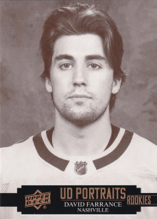 2021-22 UD Series 2 - David Farrance - UD Portraits Rookies