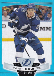 2019-20 UD O-Pee-Chee - Yanni Gourde - Blue Border