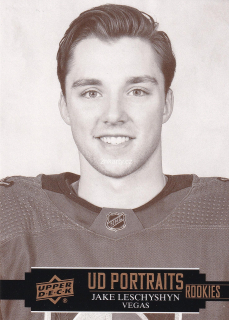 2021-22 UD Series 2 - Jake Leschyshyn - UD Portraits Rookies