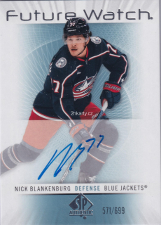 2022-23 UD SP Authentic - Nick Blankenburg - Future Watch Auto /699