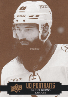 2021-22 UD Series 1 - Brent Burns - UD Portraits