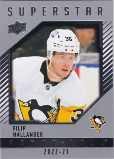 2022-23 UD Series 2 - Filip Hallander - Honor Roll 