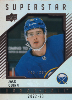 2022-23 UD Series 2 - Jack Quinn - Honor Roll Rainbow /250
