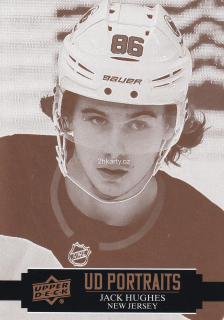 2021-22 UD Series 1 - Jack Hughes - UD Portraits