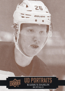 2021-22 UD Series 1 - Rasmus Dahlin - UD Portraits