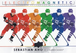2021-22 UD Series 1 - Sebastian Aho - Electromagnetic