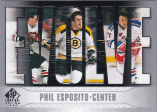 2020-21 UD SP Signature Edition Legends - Phil Esposito - Evolve