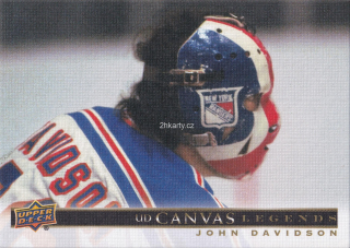 2020-21 UD SP Signature Edition Legends - John Davidson - Canvas
