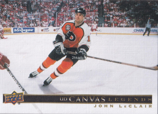 2020-21 UD SP Signature Edition Legends - John LeClair - Canvas