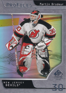 2020-21 UD SP Signature Edition Legends - Martin Brodeur - Profiles